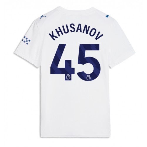 Dámy Fotbalový dres Manchester City Abdukodir Khusanov #45 2026-27 Třetí Krátký Rukáv